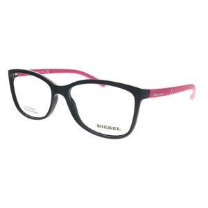 Diesel  Black Pink Modified Rectangle Optical Frames